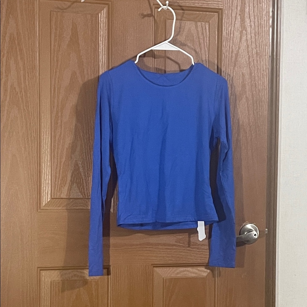 Beumissy Royal Blue Long Sleeve Top